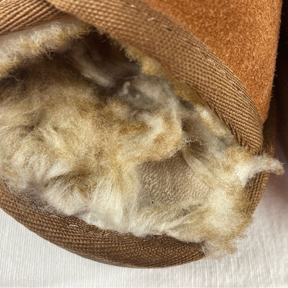 LAMO MEN’S SUEDE MERINO WOOL WRAP SLIPPER SIZE XL (11-12) - Picture 10 of 13